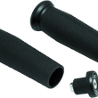 Load image into Gallery viewer, Kuryakyn Thresher Grip Metric Black - Main Product View