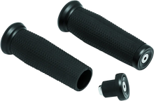 Load image into Gallery viewer, Kuryakyn Thresher Grip Metric Black - Main Product View