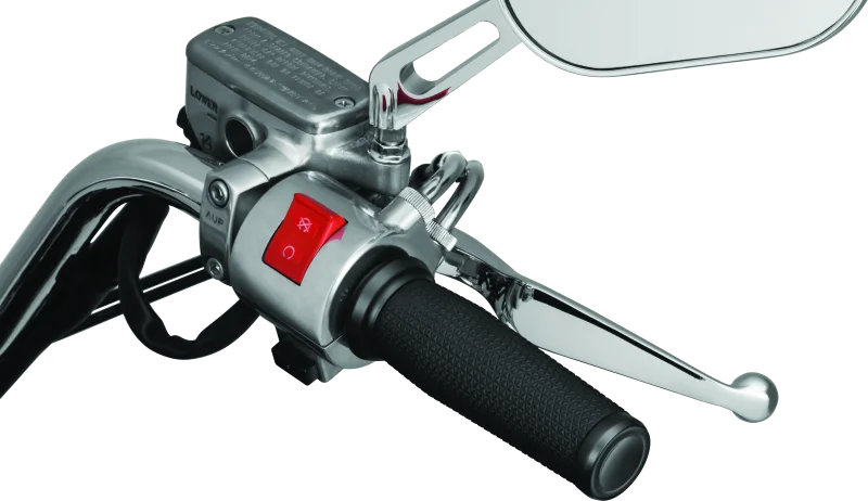 Kuryakyn Thresher Grip Metric Black - Back View
