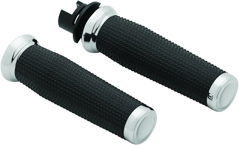 Kuryakyn Thresher Grips 14-17 Indian Models Chrome - Main Product View
