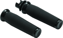 Load image into Gallery viewer, Kuryakyn Thresher Grips 14-17 Models Indian Black - Side View