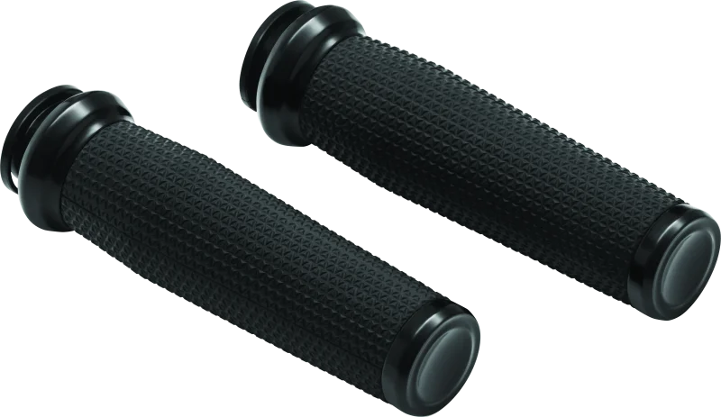 Kuryakyn Thresher Grips 18-Up Indian Models Black - Main Product View