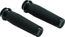 Load image into Gallery viewer, Kuryakyn Thresher Grips 18-Up Indian Models Black - Main Product View