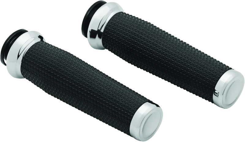Kuryakyn Thresher Grips 18-Up Indian Models Chrome - Main Product View