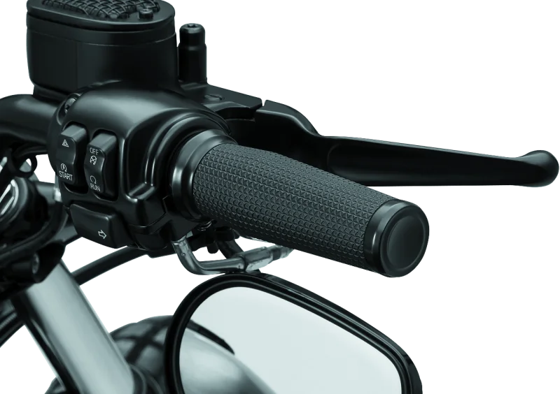 Kuryakyn Thresher Grips Dual Cable Black - Detail View