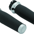 Load image into Gallery viewer, Kuryakyn Thresher Grips Dual Cable Chrome - Main Product View