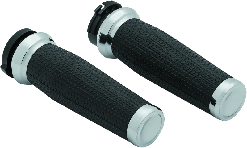 Kuryakyn Thresher Grips Dual Cable Chrome - Main Product View