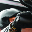 Load image into Gallery viewer, Kuryakyn Thresher Grips Throttle-By-Wire Black - Side View