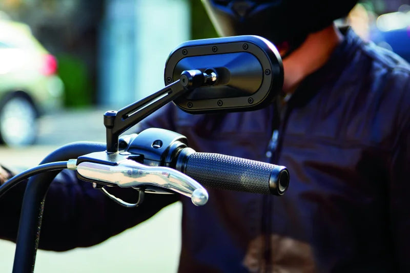 Kuryakyn Thresher Grips Throttle-By-Wire Black - Installation View