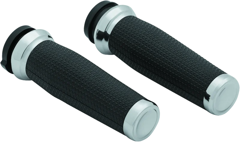 Kuryakyn Thresher Grips Throttle-By-Wire Chrome - Main Product View