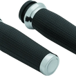 Load image into Gallery viewer, Kuryakyn Thresher Grips Throttle-By-Wire Chrome - Main Product View