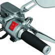 Load image into Gallery viewer, Kuryakyn Thresher Grips Universal 1inch Chrome - Side View