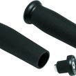 Load image into Gallery viewer, Kuryakyn Thresher Grips Universal 7/8inch Black - Main Product View