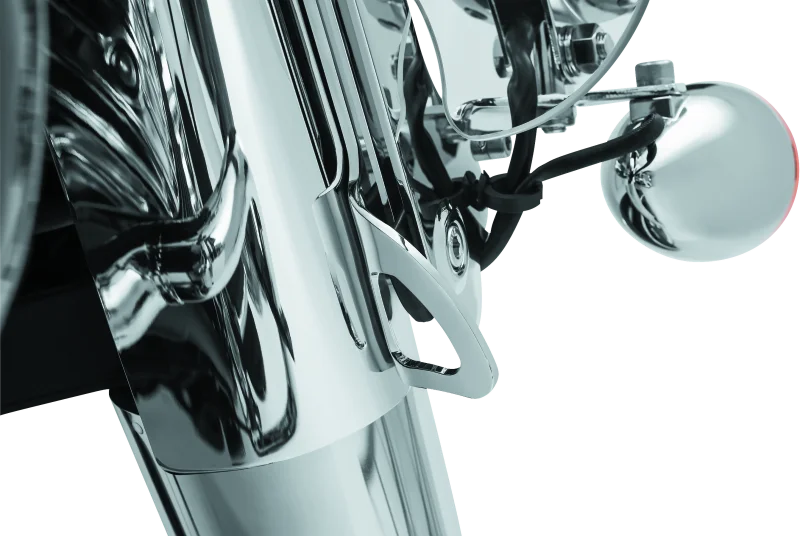Kuryakyn Tie Down Bracket 14-22 Indian Chrome - Side View