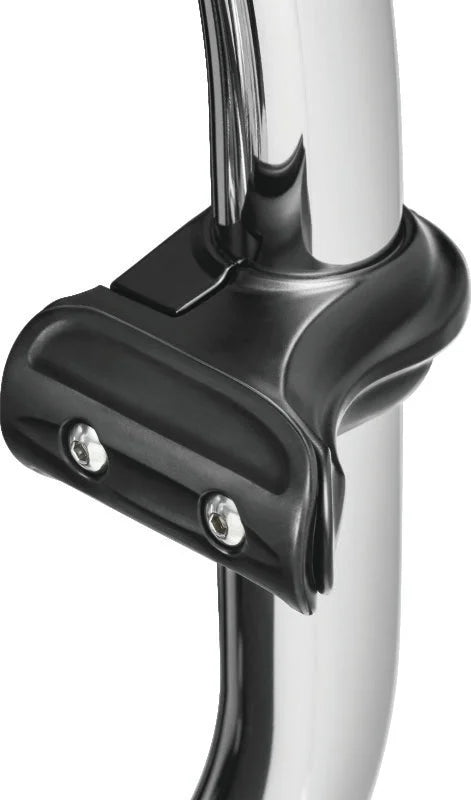 Kuryakyn Toe Rest Cruise Pegs Satin Black (Pair) - Side View