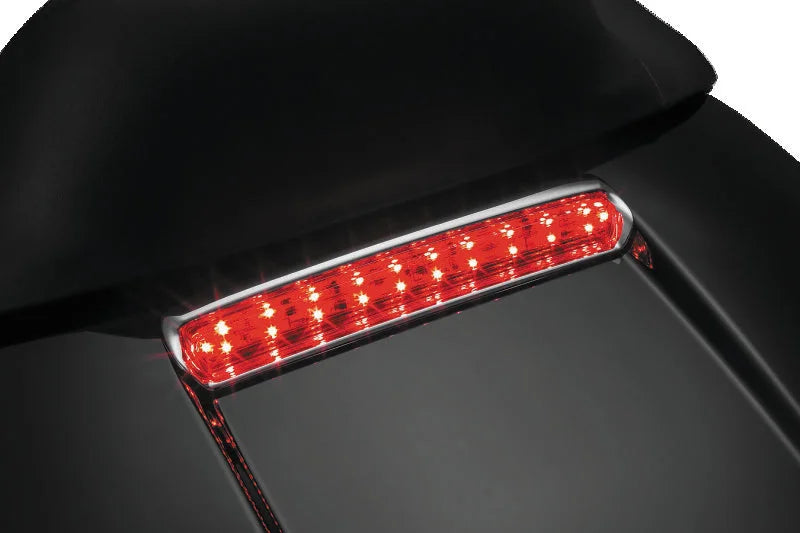 Kuryakyn Tour-Pak Lid Light Chrome - Side View