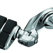 Load image into Gallery viewer, Kuryakyn Tour-Tech Cruise 4in Mount Arm With Dually ISO Pegs 1-1/4in Clamp Chrome