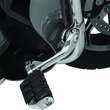 Load image into Gallery viewer, Kuryakyn Tour-Tech Cruise 6in Mount Arm With Dually ISO Pegs 1-1/4in Clamp Chrome - Side View