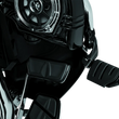 Load image into Gallery viewer, Kuryakyn Tour Tech Trident Dually 4in Back Arm With 1-1/4in Clamps Black
