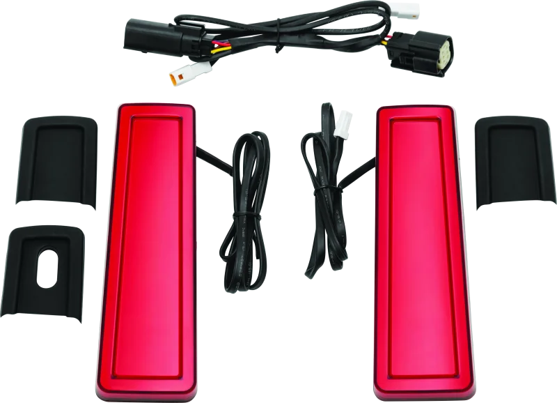 Kuryakyn Tracer Filler Panel Lights Red Lens - Main Product View
