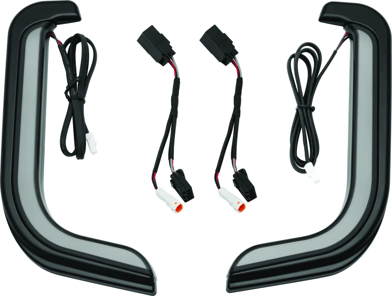 Kuryakyn Tracer LED Fairing Lower Accents Black - Main Product View