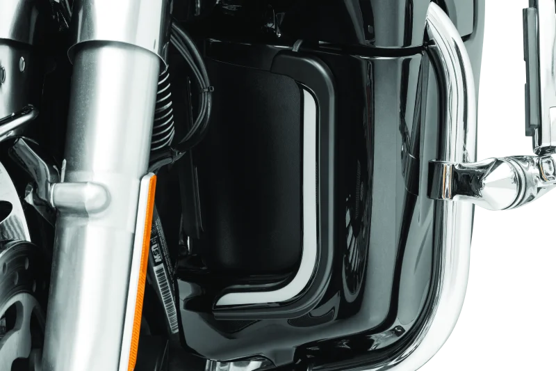 Kuryakyn Tracer LED Fairing Lower Accents Black - Installation View