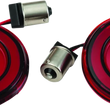 Load image into Gallery viewer, Kuryakyn Tracer L.E.D. Front Turn Signal Insert Red Light Red Lens 1156 - Main Product View