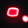 Load image into Gallery viewer, Kuryakyn Tracer L.E.D. Front Turn Signal Insert Red Light Red Lens 1156 - Side View
