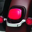 Load image into Gallery viewer, Kuryakyn Tracer L.E.D. Front Turn Signal Insert Red Light Red Lens 1156 - Detail View