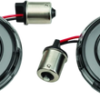 Load image into Gallery viewer, Kuryakyn Tracer L.E.D. Front Turn Signal Insert, Red Light, Smoke Lens 1156 - Main Product View