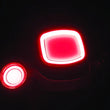 Load image into Gallery viewer, Kuryakyn Tracer L.E.D. Front Turn Signal Insert, Red Light, Smoke Lens 1156 - Side View