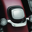 Load image into Gallery viewer, Kuryakyn Tracer L.E.D. Front Turn Signal Insert, Red Light, Smoke Lens 1156 - Detail View