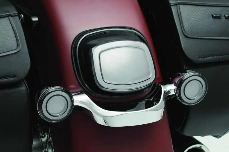 Kuryakyn Tracer L.E.D. Front Turn Signal Insert, Red Light, Smoke Lens 1156 - Detail View