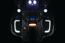 Load image into Gallery viewer, Kuryakyn Tracer L.E.D. Front Turn Signal Insert, White/Amber Light, Smoke Lens 1157 - Additional View 6