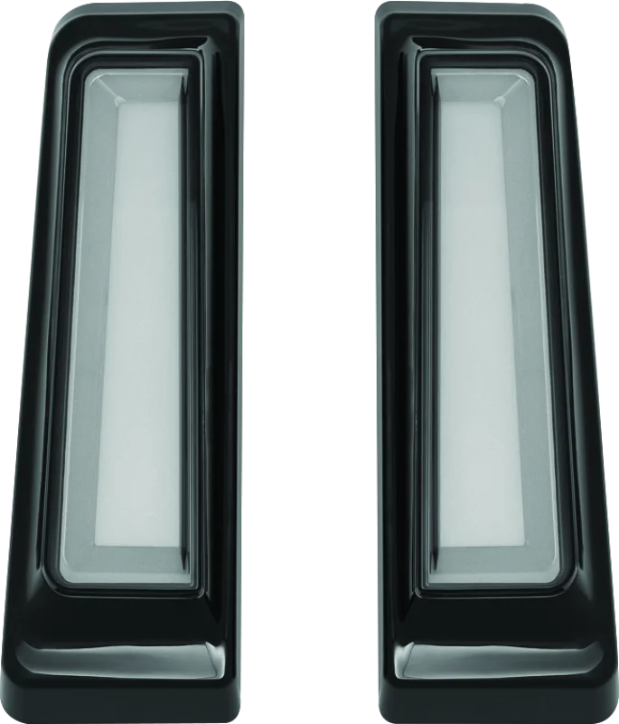 Kuryakyn Tracer L.E.D. Inserts For Saddlebag Supports Black - Main Product View