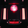 Load image into Gallery viewer, Kuryakyn Tracer L.E.D. Inserts For Saddlebag Supports Black - Side View