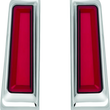 Load image into Gallery viewer, Kuryakyn Tracer L.E.D. Inserts For Saddlebag Supports Chrome - Main Product View