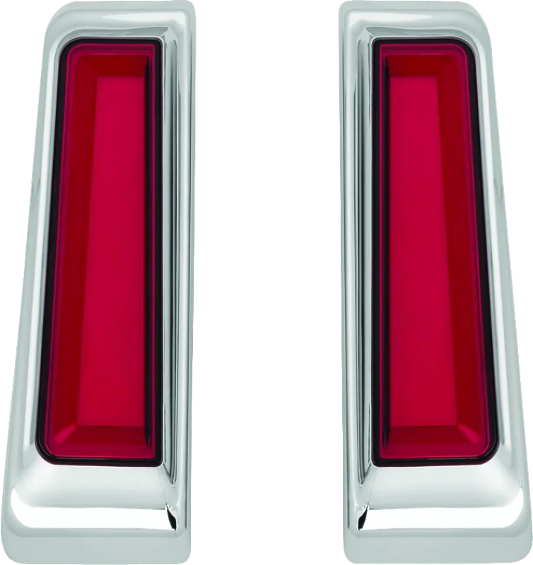Kuryakyn Tracer L.E.D. Inserts For Saddlebag Supports Chrome - Main Product View