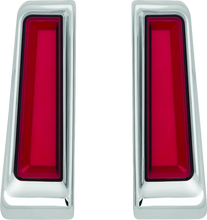 Load image into Gallery viewer, Kuryakyn Tracer L.E.D. Inserts For Saddlebag Supports Chrome - Main Product View