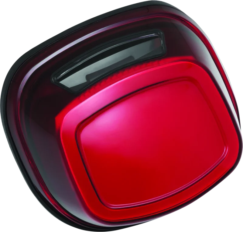 Kuryakyn Tracer LED Taillight Red Lens With License Light - Main Product View