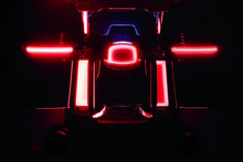 Load image into Gallery viewer, Kuryakyn Tracer LED Taillight Red Lens With License Light - Side View