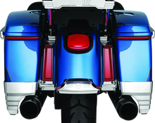 Load image into Gallery viewer, Kuryakyn Tracer LED Taillight Red Lens With License Light - Back View