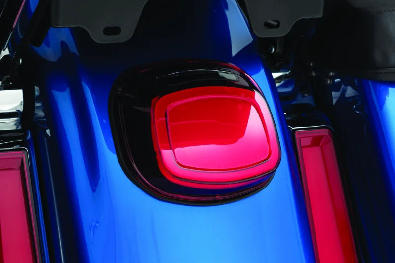 Kuryakyn Tracer LED Taillight Red Lens With License Light - Additional View 5