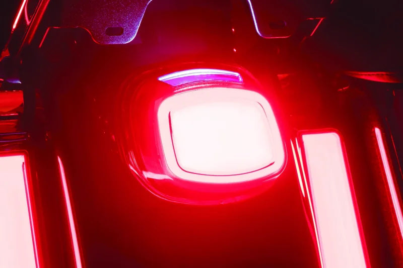 Kuryakyn Tracer LED Taillight Red Lens With License Light - Additional View 7