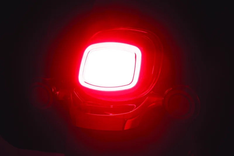 Kuryakyn Tracer LED Taillight Red Lens Without License Light - Side View