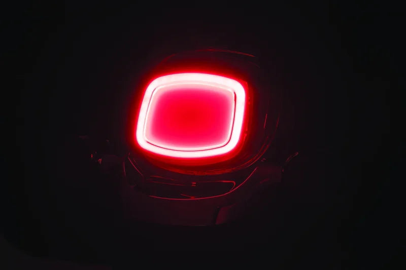 Kuryakyn Tracer LED Taillight Red Lens Without License Light - Additional View 5