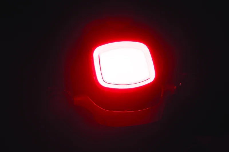 Kuryakyn Tracer LED Taillight Smoke Lens Without License Light - Installation View