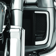 Load image into Gallery viewer, Kuryakyn Tracer Lower Fairing Grill Black - Side View