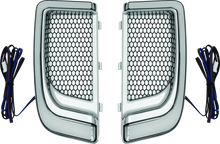 Load image into Gallery viewer, Kuryakyn Tracer Lower Fairing Grill Chrome - Main Product View