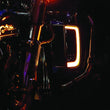 Load image into Gallery viewer, Kuryakyn Tracer Lower Fairing Grill Chrome - Side View